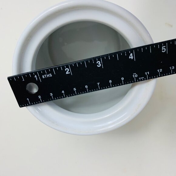 Corning Small Canister Summer Blush Floral Corning Ceramic Coffee Jar Lid VTG - Picture 9 of 14